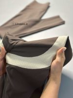 لگ ورزشی فرم دهنده باسن رنگ قهوه ای