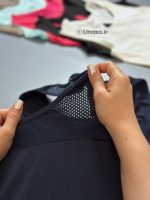 تاپ ورزشی زنانه استین حلقه ای برای بدنسازی